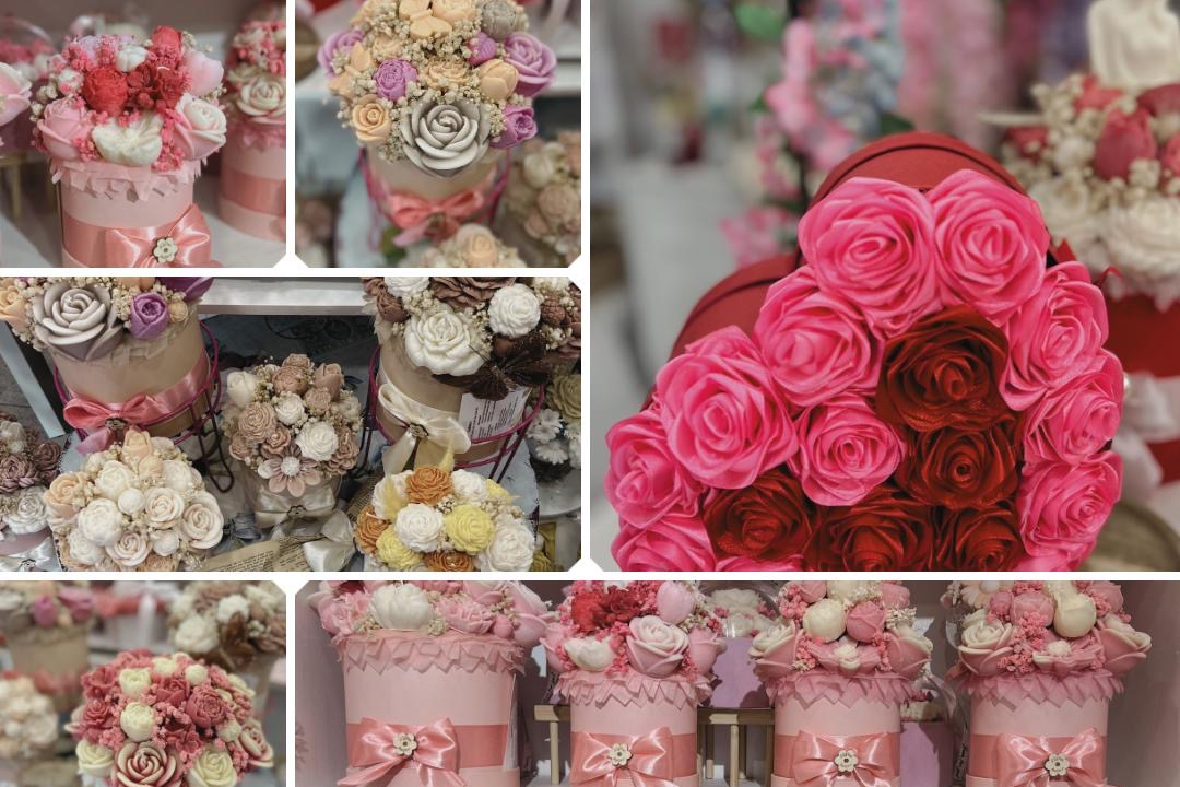 Poklon za Dan žena koji traje duže od cvijeća - mirisni buketi od svijeća i slatki candy box pokloni u Rural Vodice