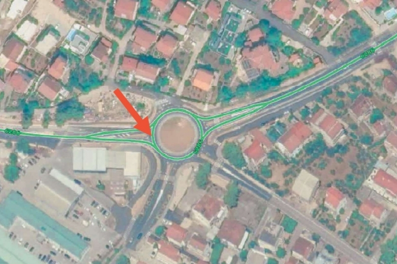 Privremena regulacija prometa na rotoru kod Ine u Vodicama