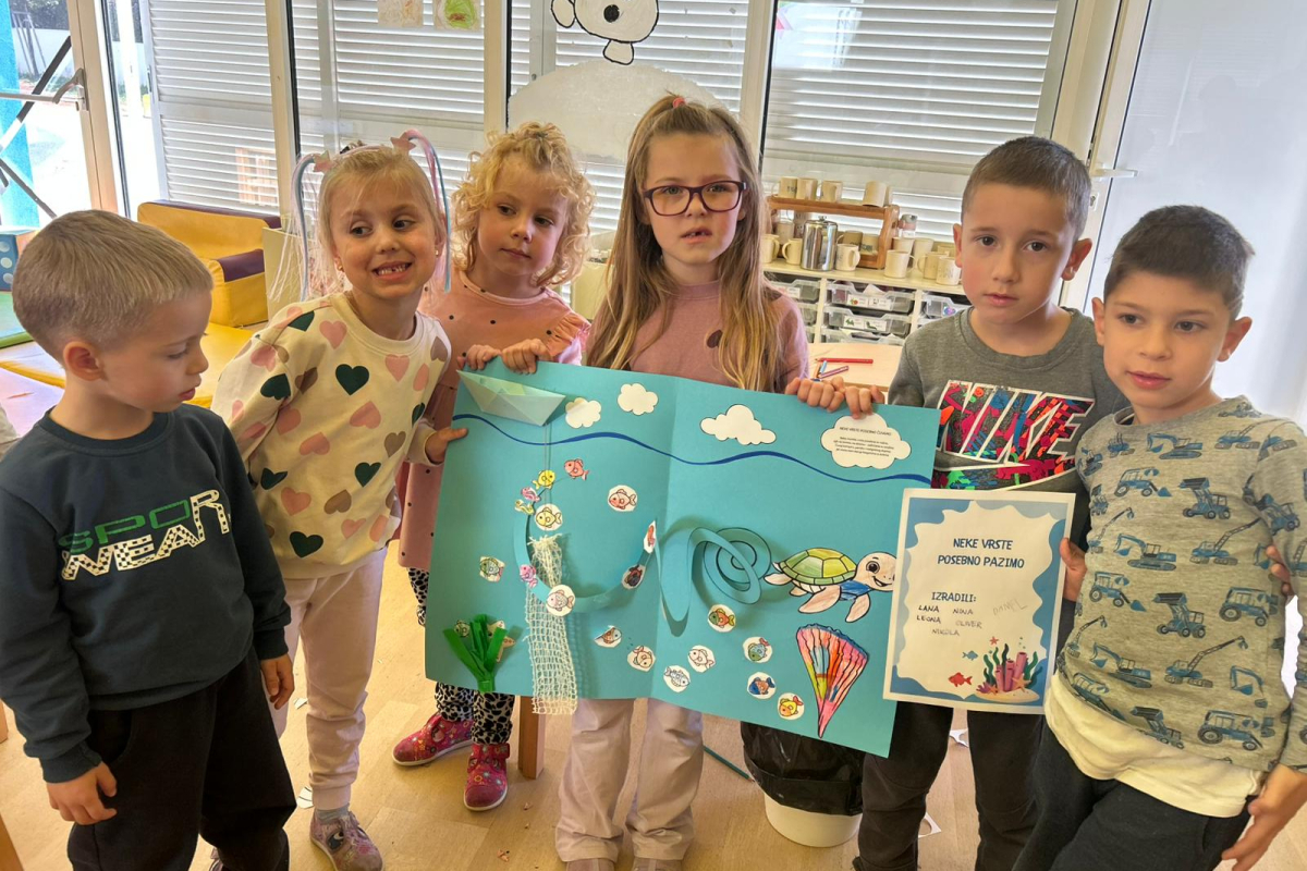 Radionice “Dobri ribar Pijer“ približile vrtićanima Vodica i Tisnog ribarsku tradiciju i bogatstvo mora