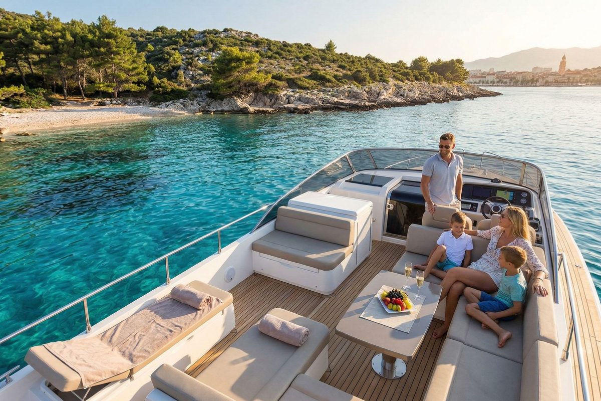 Privatna brodska tura iz Splita: luksuzan dan na moru skrojen baš po vašim željama