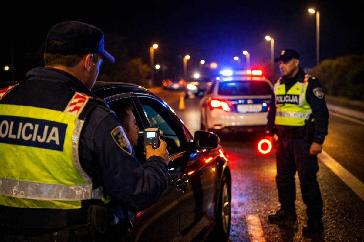 Pijan vozio po Vodicama s više od 2 promila, završio u zatvoru