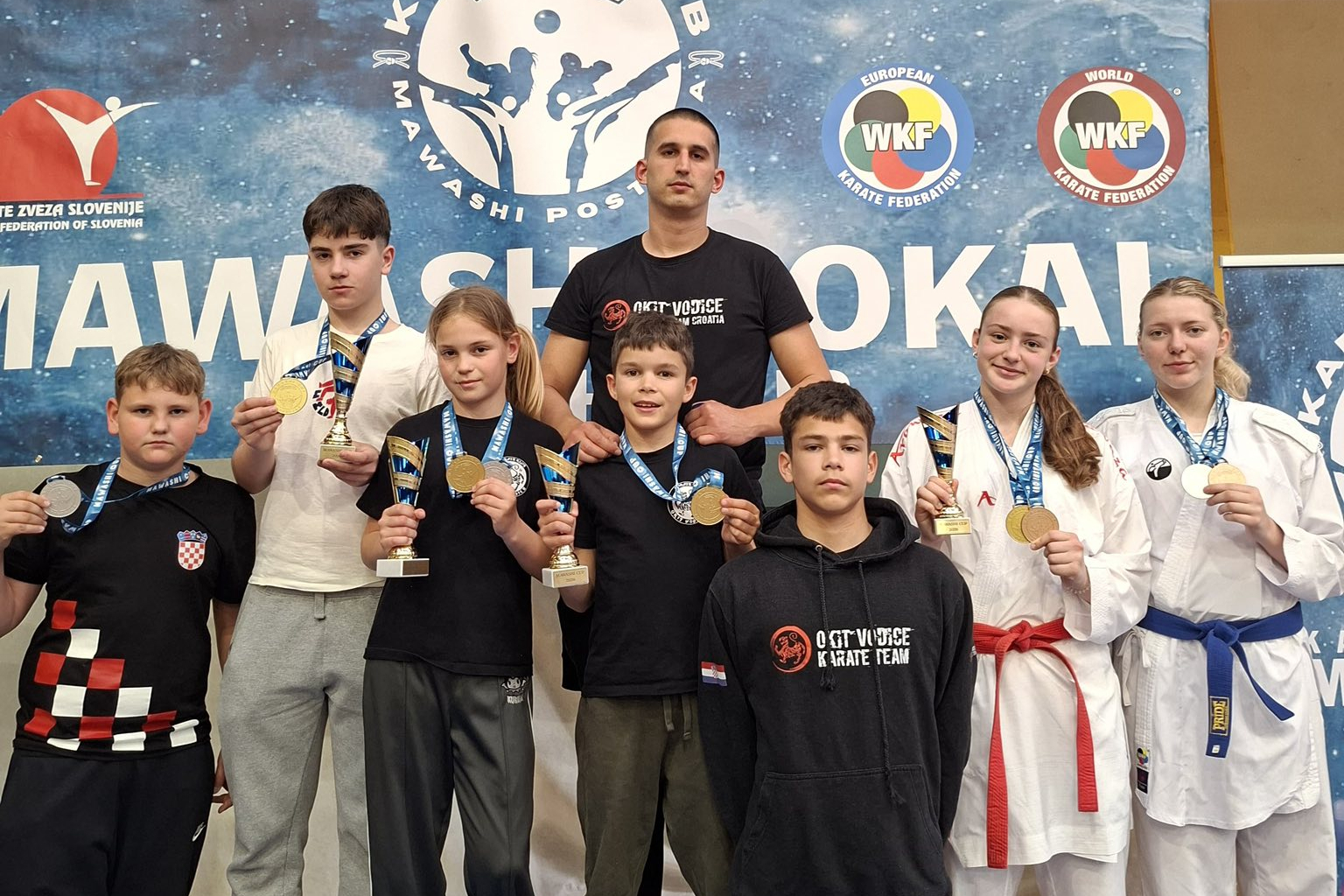Karate klub Okit Vodice osvojio devet medalja na turniru u Sloveniji