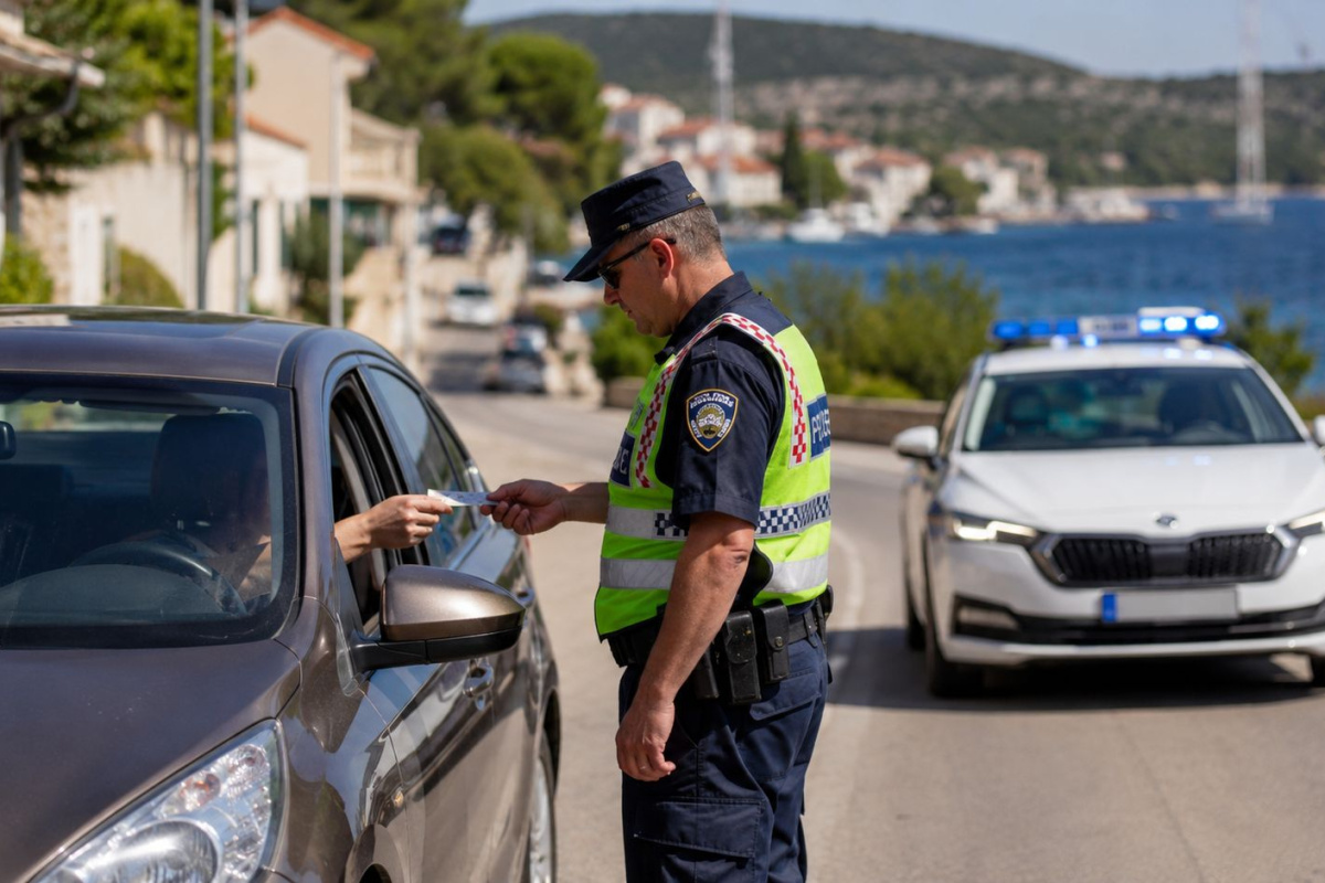 Vozač u Vodicama zaustavljen bez važeće vozačke dozvole, kažnjen s 800 eura