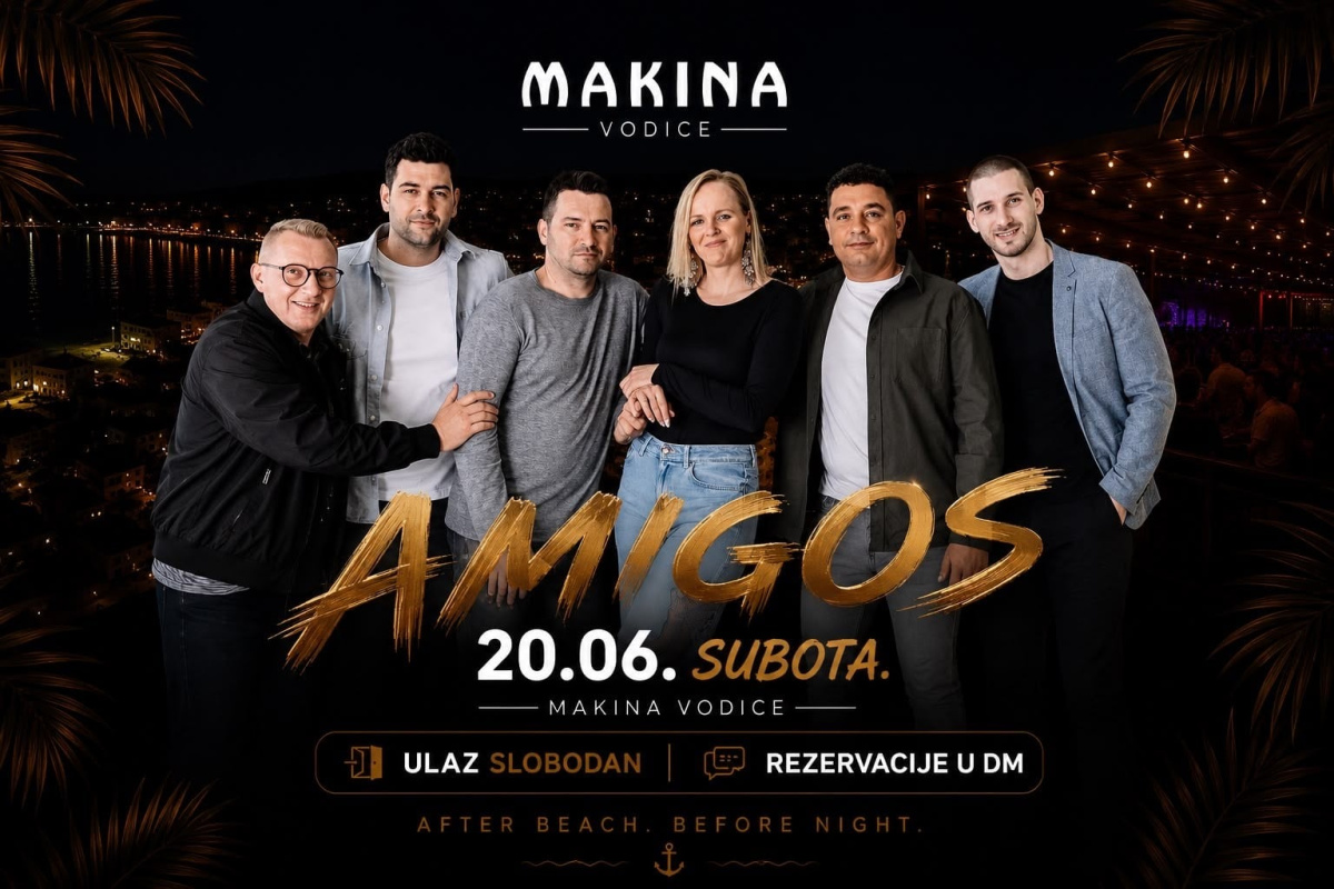 Amigosi ove subote donose feštu u vodičku Makinu