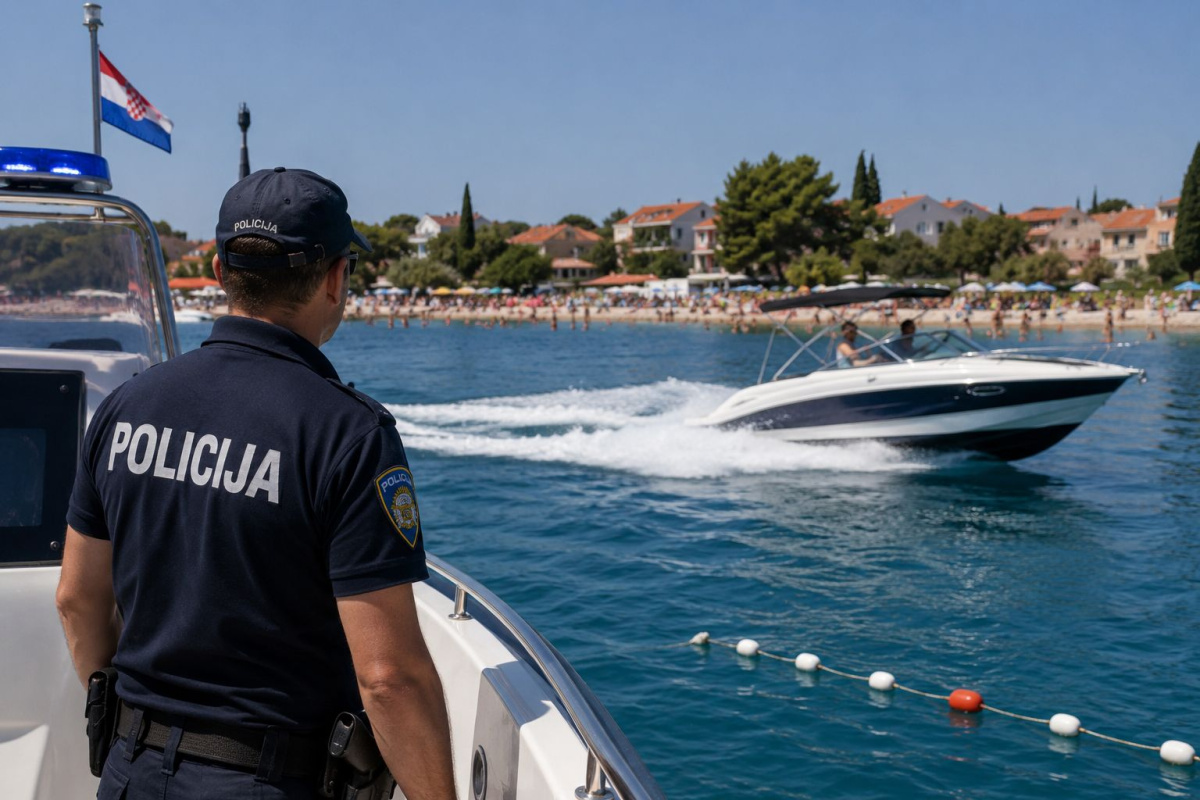Policija pojačala nadzor na moru: Sedmero kažnjeno zbog glisiranja preblizu obali