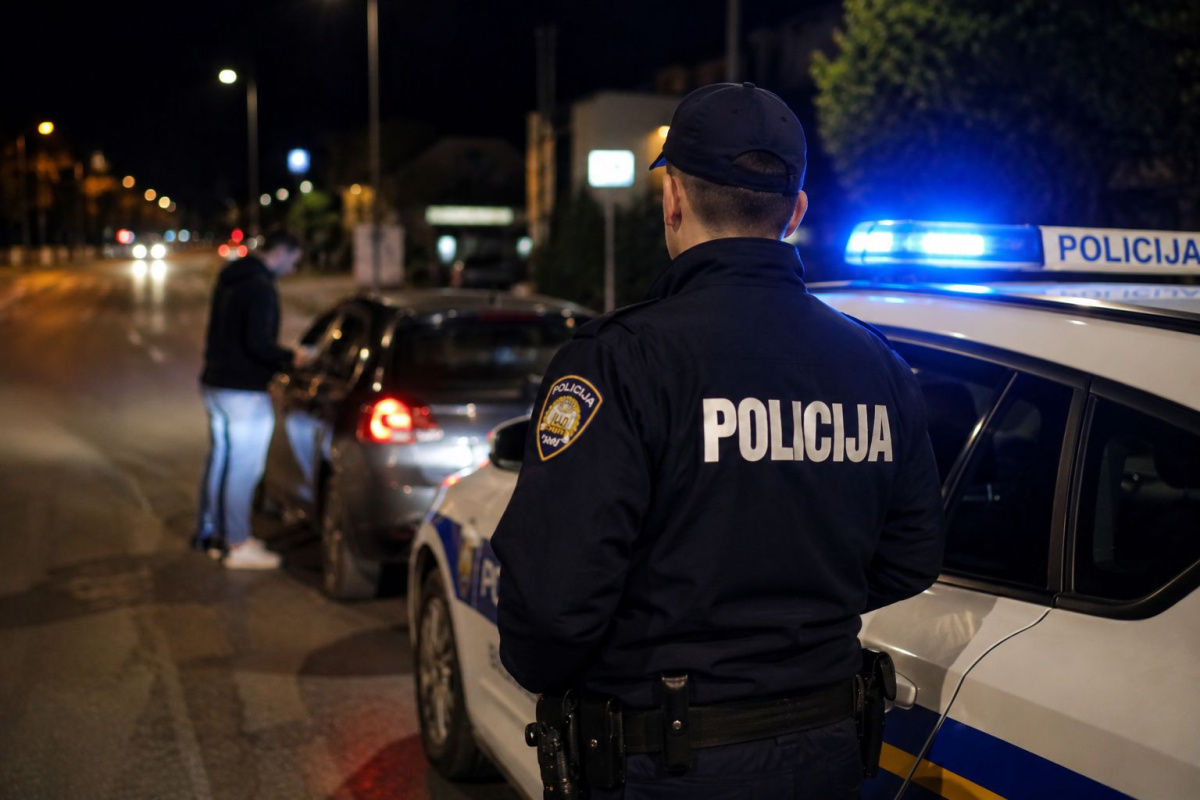 Odbio alkotest, vrijeđao policajce pa završio na sudu u Šibeniku