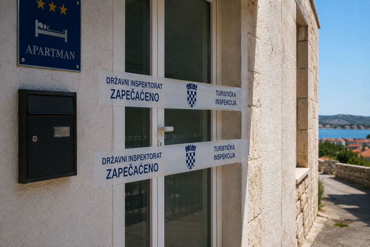 Pojačane kontrole iznajmljivača: Nepravilnosti utvrđene i u Vodicama, inspekcija nastavlja nadzore