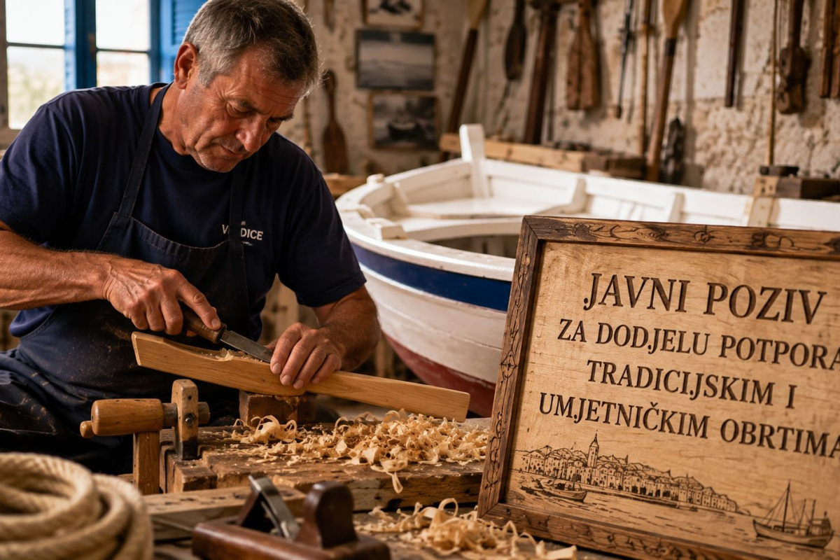 Javni poziv za dodjelu potpora tradicijskim i umjetničkim obrtima