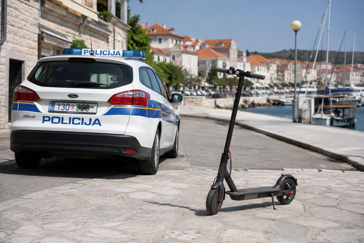 Dvije krađe u Vodicama tijekom vikenda: ukraden romobil, provaljeno i u apartman