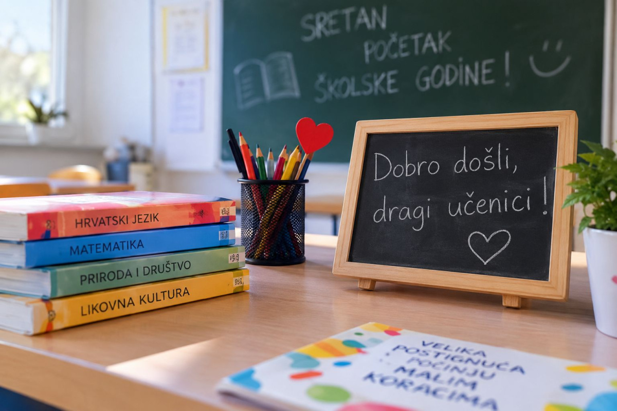 Prvi dan škole u Vodicama: evo rasporeda nastave, prijema prvaša i autobusnog prijevoza