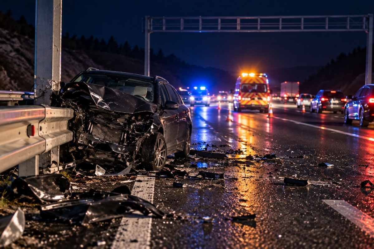 Teška nesreća na A1 kod Čiste Male: Poginuo 68-godišnjak, putnica teško ozlijeđena