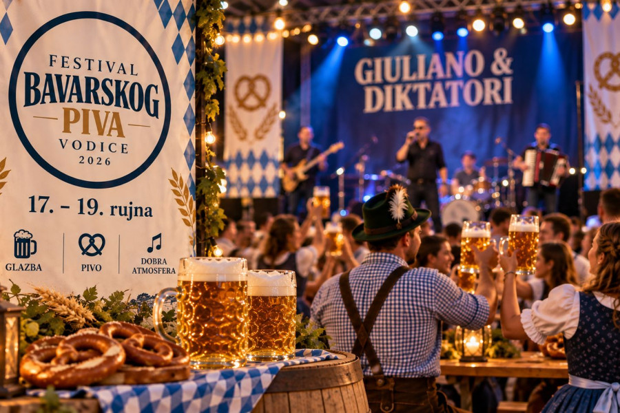 Festival bavarskog piva vraća se u Vodice: Tri dana glazbe, plesa i dobre atmosfere