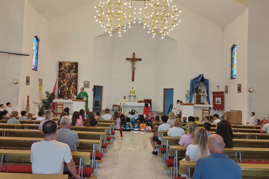 Zaziv Duha Svetoga i blagoslov školaraca u Čistoj Velikoj