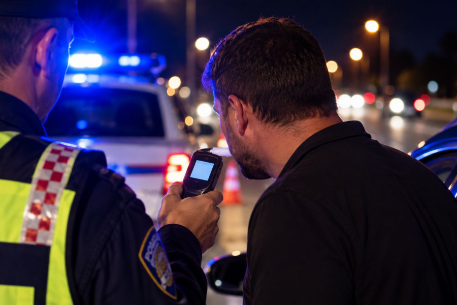 Napuhao 1,96 promila u Vodicama, završio u zatvoru