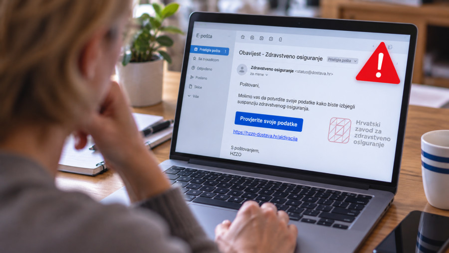 Stigao vam je mail od „HZZO-a“? Ne otvarajte poveznicu prije nego provjerite jednu stvar