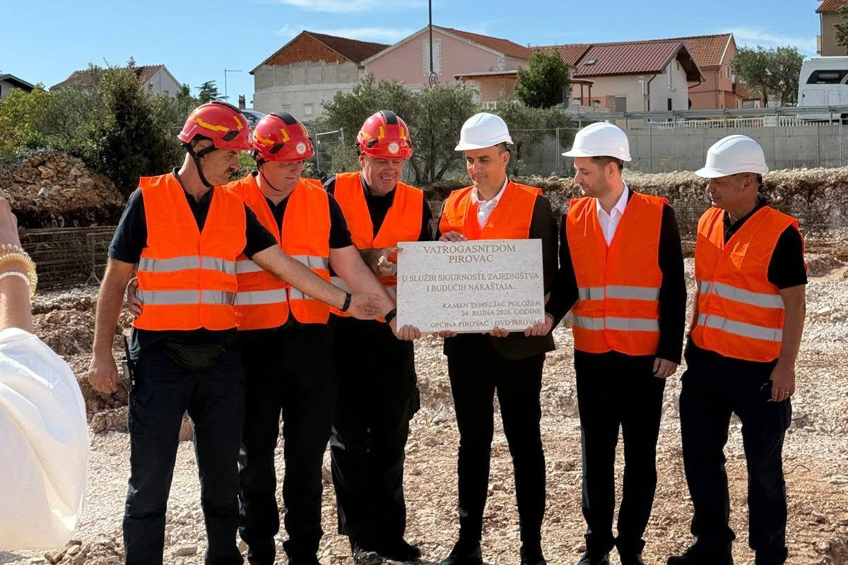 Položen kamen temeljac za novi Vatrogasni dom u Pirovcu vrijedan 2,6 milijuna eura
