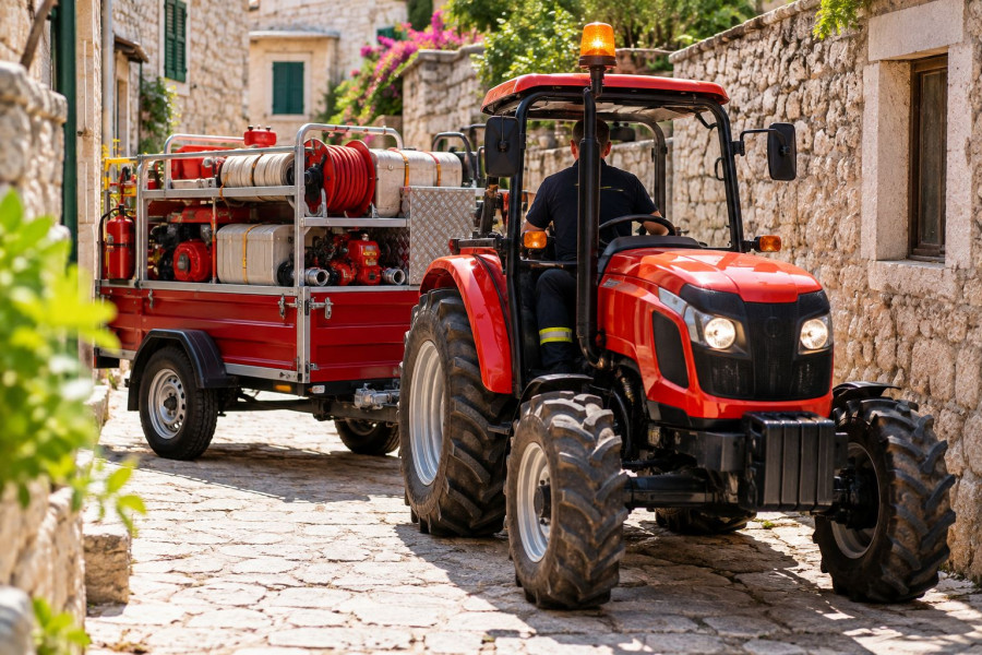 Vatrogascima na Prviću stiže traktor s prikolicom, najavljena ulaganja do 200.000 eura