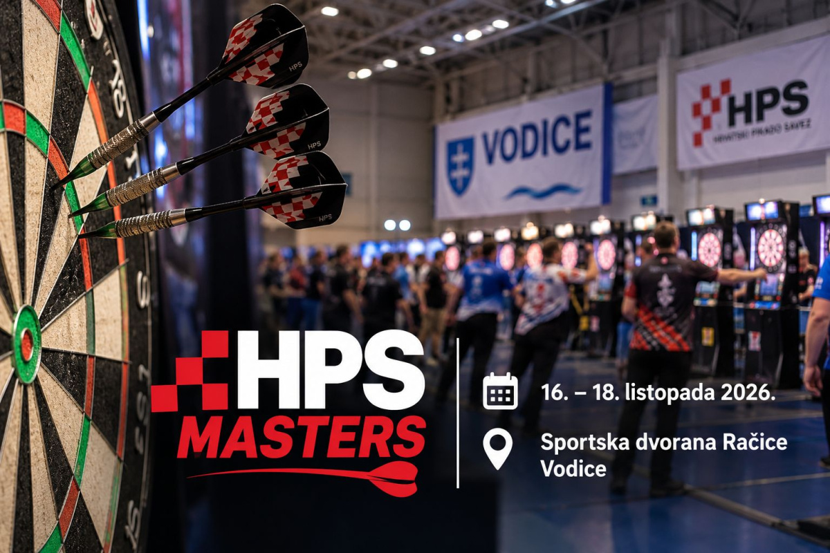 HPS Masters stiže u Vodice: Tri dana pikada u dvorani Račice