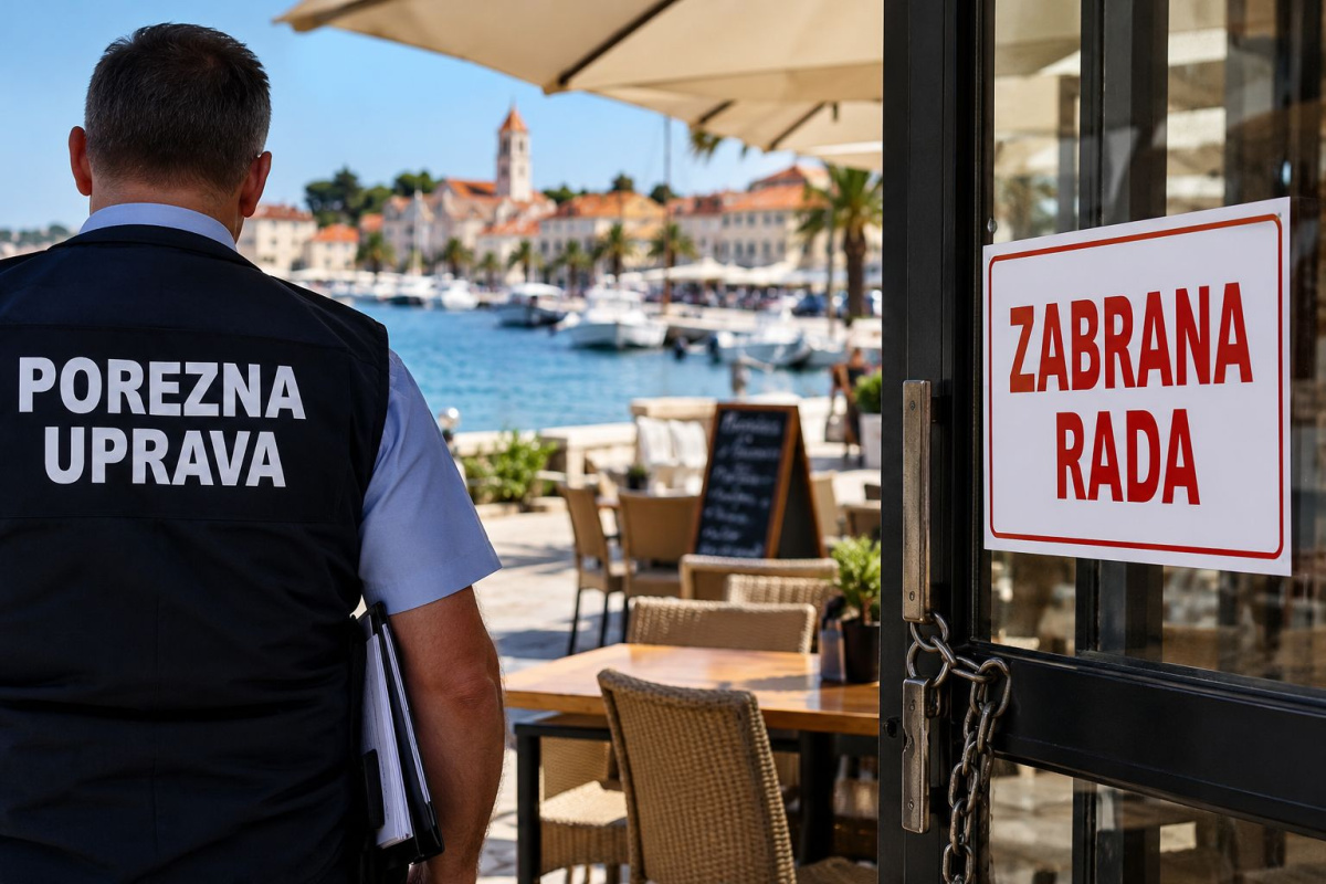 Porezna tijekom turističke sezone izrekla 448 zabrana rada i više od šest milijuna eura kazni
