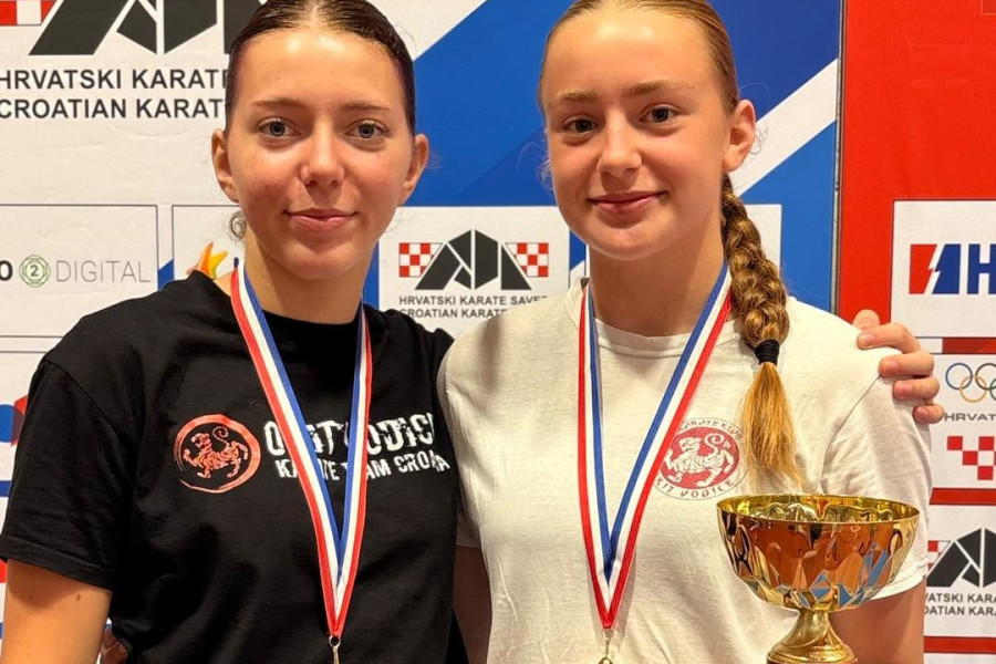Zlato, srebro i bronca stižu u Vodice: veliki uspjeh mladih karatistica Okita