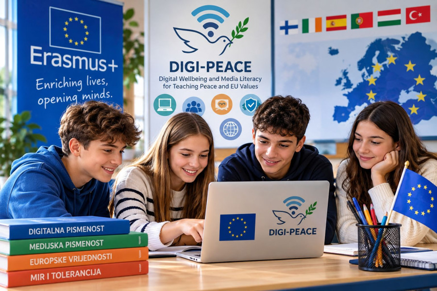 OŠ Vodice predvodi međunarodni Erasmus+ projekt vrijedan 400.000 eura: Učenici će učiti o digitalnoj sigurnosti i prepoznavanju lažnih vijesti