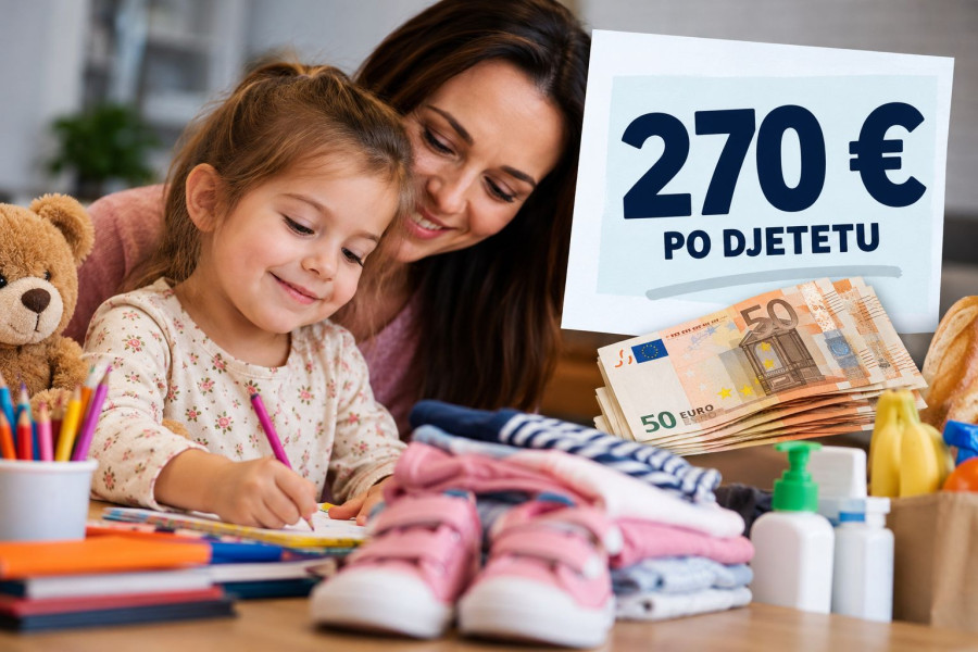 Mnogi roditelji možda ne znaju za ovu potporu: Evo tko može dobiti 270 eura