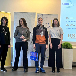 Sudoku2025-ekipno juniori drugo mjesto