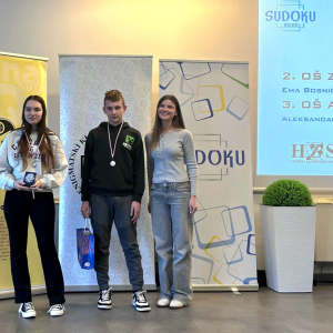 Sudoku2025-ekipno kadeti drugo mjesto